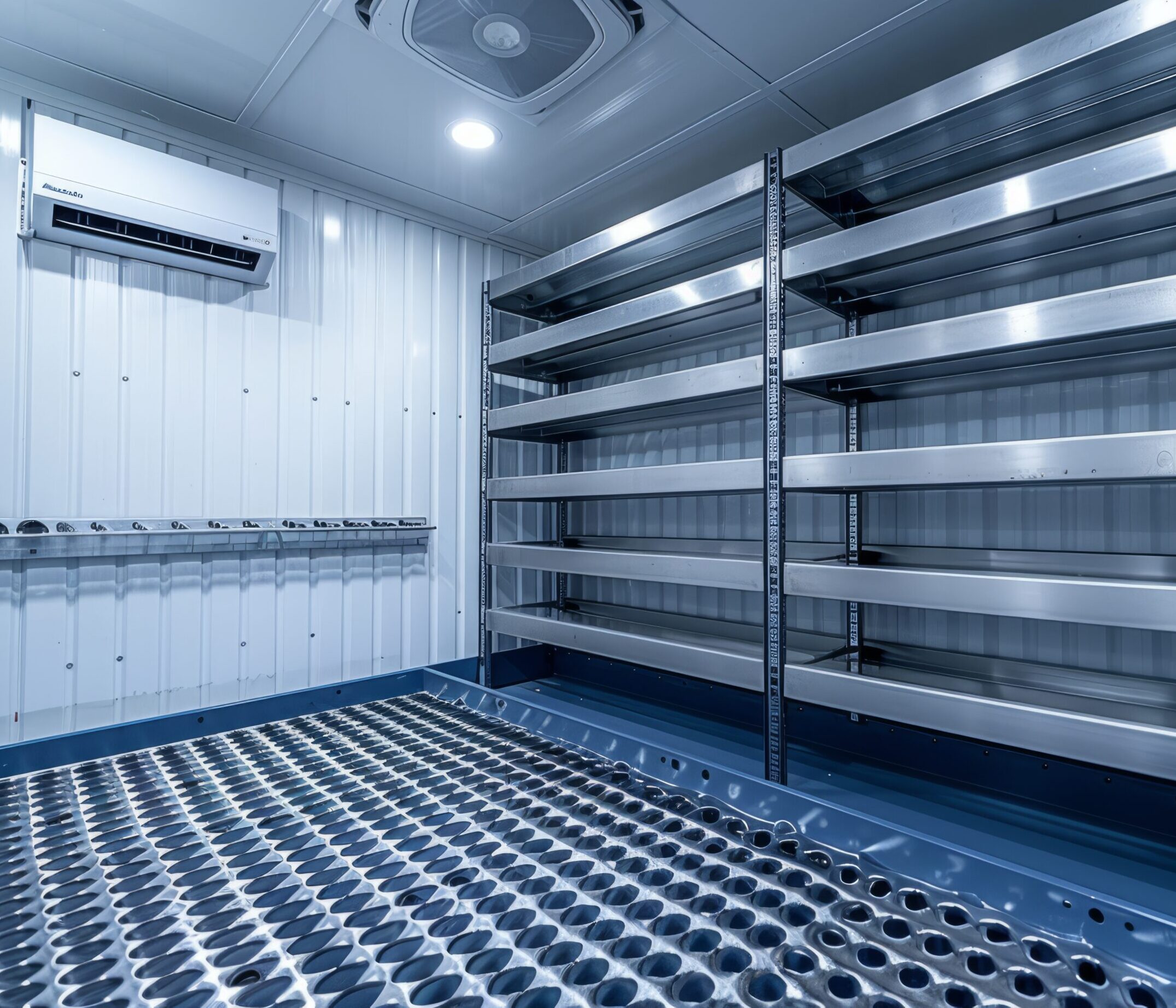 Refrigerated Storage Unit Interior